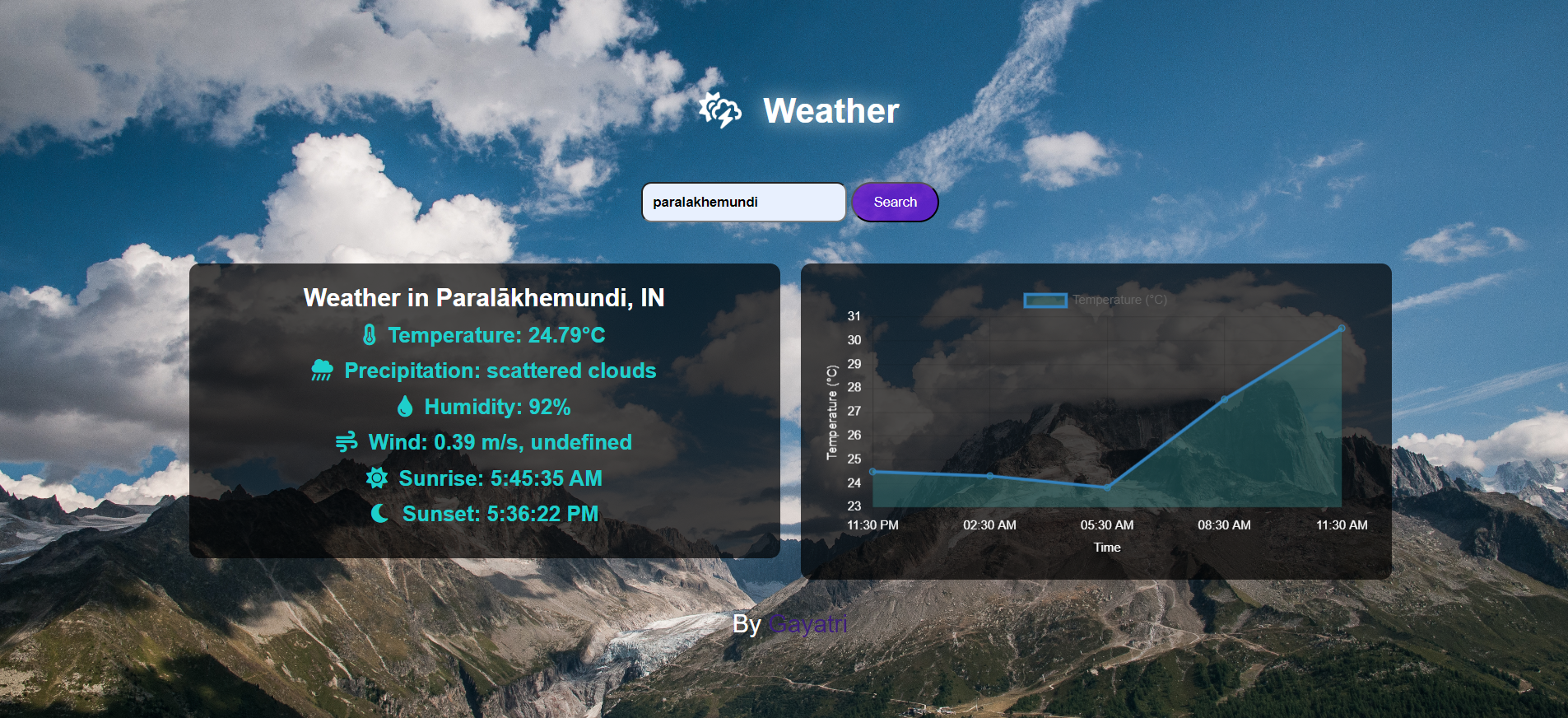 Weather Web App